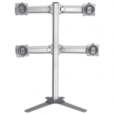 Chief KONTOUR K3F220S Desk Mount for Flat Panel Display - 24" to 27" Screen Support - 14.99 lb Load Capacity - Silver - TAA Compliance K3F220S