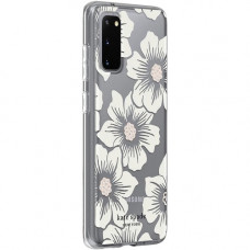 Incipio Technologies Kate Spade Protective Hardshell Case for Samsung Galaxy S20 & Samsung Galaxy S20 5G - For Samsung Galaxy S20, Galaxy S20 5G Smartphone - Premium Signature Kate Spade New York Graphic Prints and Colors - Hollyhock Floral Clear - Sh