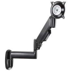 Chief KWG110B Centris Height-Adjustable Dual Single Swing Arm Wall Mount - 25 lb - Black KWG110B