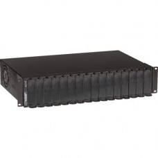 Black Box LinkGain Chassis - 16-Slot - For Media Converter - 2U Rack Height x 19" Rack Width - Rack-mountable LB300A-RACK