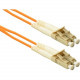 ENET Fiber Optic Network Cable - 49.21 ft Fiber Optic Network Cable for Network Device - LC Male Network - LC Male Network - 62.5/125 &micro;m - Orange LC2-15M-ENT
