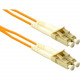ENET 15M LC/LC Duplex Multimode 50/125 OM2 or Better Orange Fiber Patch Cable 15 meter LC-LC Individually Tested - Lifetime Warranty LC2-50-15M-ENC