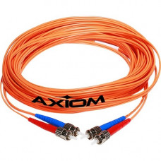 Axiom LC/SC Multimode Duplex OM1 62.5/125 Fiber Optic Cable 9m - TAA Compliant - Fiber Optic for Network Device - 29.53 ft - 2 x LC Male Network - 2 x SC Male - 62.5/125 &micro;m - Orange AXG94562