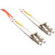 Axiom Fiber Optic Duplex Network Cable - Fiber Optic for Network Device - 262.47 ft - 2 x LC Male Network - 2 x LC Male Network - 50/125 &micro;m - Orange LCLCMD5O-80M-AX
