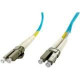 Axiom Fiber Optic Duplex Patch Network Cable - 196.85 ft Fiber Optic Network Cable for Network Device - First End: 2 x LC Male Network - Second End: 2 x LC Male Network - 12.50 GB/s - Patch Cable - 50/125 &micro;m - Aqua LCLCOM4MD60M-AX