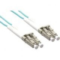 Axiom Fiber Optic Duplex Network Cable - 229.66 ft Fiber Optic Network Cable for Network Device - First End: 2 x LC Male Network - Second End: 2 x LC Male Network - 50/125 &micro;m - Aqua LCLCOM4MD70M-AX