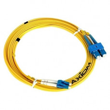 Axiom LC/LC Singlemode Duplex OS2 9/125 Fiber Optic Cable 15m - Fiber Optic for Network Device - 49.21 ft - 2 x LC Male Network - 2 x LC Male Network LCLCSD9Y-15M-AX