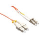Axiom Fiber Optic Duplex Network Cable - 196.85 ft Fiber Optic Network Cable for Network Device - First End: 2 x LC Male Network - Second End: 2 x SC Male Network - 62.5/125 &micro;m - Orange LCSCMD6O-60M-AX