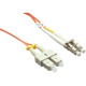 Axiom Fiber Optic Duplex Network Cable - 295.28 ft Fiber Optic Network Cable for Network Device - First End: 2 x LC Male Network - Second End: 2 x SC Male Network - 62.5/125 &micro;m - Orange LCSCMD6O-90M-AX