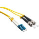 Accortec Fiber Optic Duplex Network Cable - 1.64 ft Fiber Optic Network Cable for Network Device - First End: 2 x LC Male Network - Second End: 2 x ST Male Network - 9/125 &micro;m - Yellow LCSTSD9Y-05M-ACC