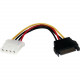 Startech.Com 6in SATA to LP4 Power Cable Adapter - F/M - 6 - RoHS Compliance LP4SATAFM6IN
