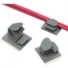 Panduit Cable Clip - Gray - 500 Pack - Nylon 6.6 - TAA Compliance LWC25-A-D14