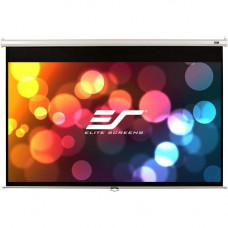Elite Screens Manual Series - 135-INCH 16:9, Pull Down Manual Projector Screen with AUTO LOCK, Movie Home Theater 8K / 4K Ultra HD 3D Ready, 2-YEAR WARRANTY , M135XWH2" - GREENGUARD Compliance M135XWH2