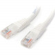 Startech.Com 10 ft White Molded Cat5e UTP Patch Cable - Category 5e - 10 ft - 1 x RJ-45 Male Network - 1 x RJ-45 Male Network - White - RoHS Compliance M45PATCH10WH