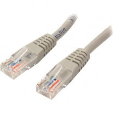 Startech.Com 20 ft Gray Molded Cat5e UTP Patch Cable - Category 5e - 20 ft - 1 x RJ-45 Male - 1 x RJ-45 Male - Gray - RoHS Compliance M45PATCH20GR