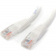 Startech.Com 25 ft White Molded Cat5e UTP Patch Cable - Category 5e - 25 ft - 1 x RJ-45 Male - 1 x RJ-45 Male - White - RoHS Compliance M45PATCH25WH