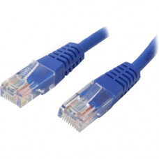 Startech.Com 2 ft Blue Molded Cat5e UTP Patch Cable - Category 5e - 2 ft - 1 x RJ-45 Male - 1 x RJ-45 Male - Blue - RoHS Compliance M45PATCH2BL