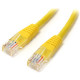 Startech.Com 6 ft Yellow Molded Cat5e UTP Patch Cable - Category 5e - 6 ft - 1 x RJ-45 Male - 1 x RJ-45 Male - Yellow - RoHS Compliance M45PATCH6YL