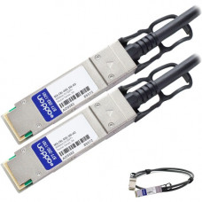 AddOn Cisco Meraki MA-CBL-40G-3M Compatible TAA Compliant 40GBase-CU QSFP+ to QSFP+ Direct Attach Cable (Passive Twinax, 3m) - 100% compatible and guaranteed to work - TAA Compliance MA-CBL-40G-3M-AO