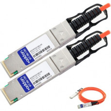 Accortec Fiber Optic Network Cable - 9.84 ft Twinaxial Network Cable for Network Device - First End: 1 x QSFP+ Network - Second End: 1 x QSFP+ Network - 5 GB/s MC2207312003-ACC