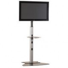 Chief MF1-US Floor Stand for Flat Panel Display - Up to 125lb Flat Panel Display - Silver MF1US