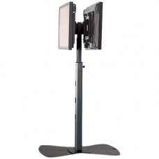 Chief MF26000S Medium Flat Panel Dual Display Floor Stand - Up to 55" Screen Support - 250 lb Load Capacity - Flat Panel Display Type Supported36" Width - Floor Stand - Silver MF26000S