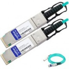 AddOn Fiber Optic Network Cable - 1.64 ft Fiber Optic Network Cable for Network Device - First End: 1 x QSFP28 Male Network - Second End: 1 x QSFP28 Male Network - 100 Gbit/s - 1 Pack - TAA Compliant - TAA Compliance MFA1A00-E00A-AO