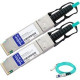 AddOn Fiber Optic Network Cable - 1.64 ft Fiber Optic Network Cable for Network Device - First End: 1 x QSFP28 Male Network - Second End: 1 x QSFP28 Male Network - 100 Gbit/s - 1 Pack - TAA Compliant - TAA Compliance MFA1A00-E00A-AO