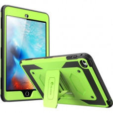 I-Blason iPad Mini 4 Armorbox Full Body Kickstand Case with Screen Protector - For iPad mini 4 - Green - Scratch Resistant, Drop Resistant, Damage Resistant, Shock Absorbing, Dust Resistant, Lint Resistant - Thermoplastic Polyurethane (TPU), Polycarbonate