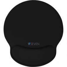 V7 Memory Foam Support Mouse Pad, Ergo Wrist Support, Non Skid Bottom - 0.90" x 8.66" x 9.84" Dimension - Black - Memory Foam, Rubber Bottom - Anti-skid MP03BLK