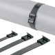 PANDUIT Pan-Steel MSC Series Nylon Coated Stainless Steel Strap - 50 Pack - TAA Compliance MSC4W38T15-L6