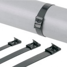 PANDUIT Pan-Steel MSC Series Nylon Coated Stainless Steel Strap - 50 Pack - TAA Compliance MSC6W50T15-L6