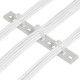 Panduit Multiple Tie Plate - Natural - 100 Pack - Nylon 6.6 - TAA Compliance MTPC4H-E10-C39