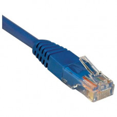 Tripp Lite 6ft Cat5e / Cat5 350MHz Molded Patch Cable RJ45 M/M Blue 6&#39;&#39; - Category 5e - 6ft - 1 x RJ-45 Male Network - 1 x RJ-45 Male Network - Blue - RoHS, TAA Compliance N002-006-BL