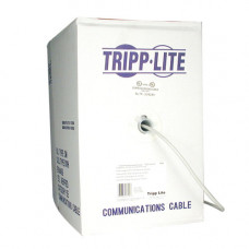 Tripp Lite 1000ft Cat5e Cat5 350MHz Bulk Solid-Core PVC Outdoor Cable Gray 1000&#39;&#39; - Category 5e - 1000ft - RoHS Compliance N028-01K-GY