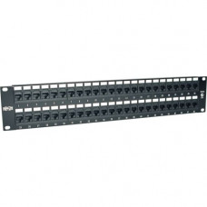 Tripp Lite 48-Port Cat5e Cat5 Rackmount Patch Panel 568B 110 Punch 2URM TAA - 568B, RJ45 Ethernet" - TAA Compliance N052-048