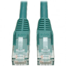 Tripp Lite 20ft Cat6 Gigabit Snagless Molded Patch Cable RJ45 M/M Green 20&#39;&#39; - Category 6 - 20ft - 1 x RJ-45 Male - 1 x RJ-45 Male - Green - RoHS Compliance N201-020-GN