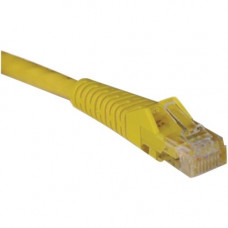 Tripp Lite 3ft Cat6 Gigabit Snagless Molded Patch Cable RJ45 M/M Yellow 3&#39;&#39; - 3ft - 1 x RJ-45 Male - 1 x RJ-45 Male - Yellow - TAA Compliance N201-003-YW