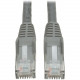 Tripp Lite 1ft Cat6 Gigabit Snagless Molded Patch Cable RJ45 M/M Gray 1&#39;&#39; - 1ft - Gray N201-001-GY