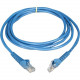 Tripp Lite 10ft Cat6 Gigabit Snagless Molded Patch Cable RJ45 M/M Blue 10&#39;&#39; - 10ft - 1 x RJ-45 Male - 1 x RJ-45 Male - Blue - TAA Compliance N201-010-BL