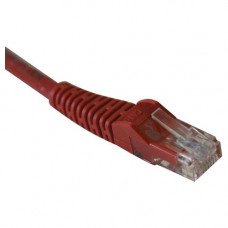 Tripp Lite 3ft Cat6 Gigabit Snagless Molded Patch Cable RJ45 M/M Red 3&#39;&#39; - 3ft - 1 x RJ-45 Male - 1 x RJ-45 Male - Red - TAA Compliance N201-003-RD
