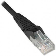 Tripp Lite 14ft Cat6 Gigabit Snagless Molded Patch Cable RJ45 M/M Black 14&#39;&#39; - 14 ft Category 6 Network Cable - First End: 1 x RJ-45 Male - Second End: 1 x RJ-45 Male - Patch Cable - Black - 1 Pack - TAA Compliance N201-014-BK