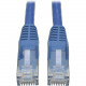Tripp Lite 50ft Cat6 Gigabit Snagless Molded Patch Cable RJ45 M/M Blue 50&#39;&#39; - Category 6 - TAA Compliance N201-050-BL