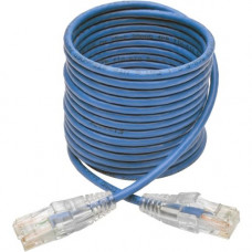 Tripp Lite 6ft Cat6 Gigabit Snagless Molded Slim UTP Patch Cable RJ45 M/M Blue 6&#39;&#39; - 6 ft Category 6 Network Cable for Network Device, Switch, Router, Server, Modem, Printer, Computer - First End: 1 x RJ-45 Male Network - Second End: 1 x R