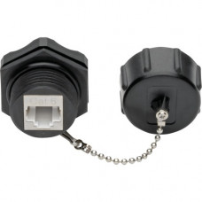 Tripp Lite Keystone Jack Cat6 Cat5e RJ45 110 Punch Down Shielded Industrial - 1 x RJ-45 Female, 1 x 110-punchdown - Black - TAA Compliant - TAA Compliance N206-KJ01-IND