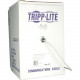 Tripp Lite 1000FT PVC CMR CAT 6 SOLID UTP BULK CABLE Gray 1000&#39;&#39; - 1000ft - Gray N222-01K-GY