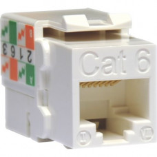 Tripp Lite Cat. 6/Cat. 5e 110 Punch Down Keystone Jack - RJ-45 - TAA Compliance N238-001-WH