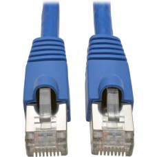 Tripp Lite Cat6a Snagless Shielded STP Patch Cable 10G, PoE, Blue M/M 20ft - Category 6a for Network Device, Switch, Modem, Router, Hub, Patch Panel, VoIP Device, Camera - 1.25 GB/s - Patch Cable - 20 ft - 1 x RJ-45 Male Network - 1 x RJ-45 Male Network -