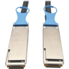 Tripp Lite QSFP28 to QSFP28 100GbE Passive DAC Copper InfiniBand Cable (M/M), 0.5 m (20 in) - 1.64 ft InfiniBand Network Cable for Network Device - First End: 1 x QSFP+ Male Network - Second End: 1 x QSFP+ Male Network - 12.50 GB/s - Black N282-20N-28-BK