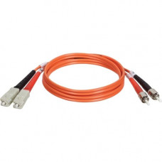 Tripp Lite 3M Duplex Multimode 62.5/125 Fiber Optic Patch Cable SC/ST 10&#39;&#39; 10ft 3 Meter - ST Male - SC Male - 10ft N304-010
